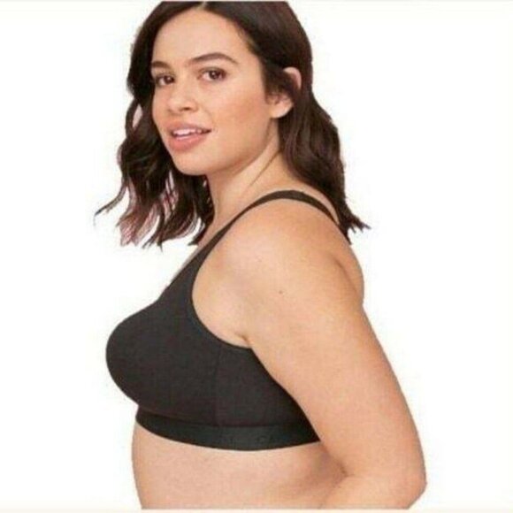 Cacique Lane Bryant Womens Bra Cotton Unlined No Wire Size 40C Black - Picture 4 of 6